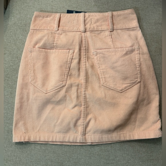 Hollister Blush Corduroy Mini Skirt Ultra High Rise Size 3 - Picture 6 of 6